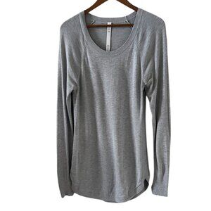 Lululemon Hello Aloe Pullover Sweater In Silverscreen Size 10